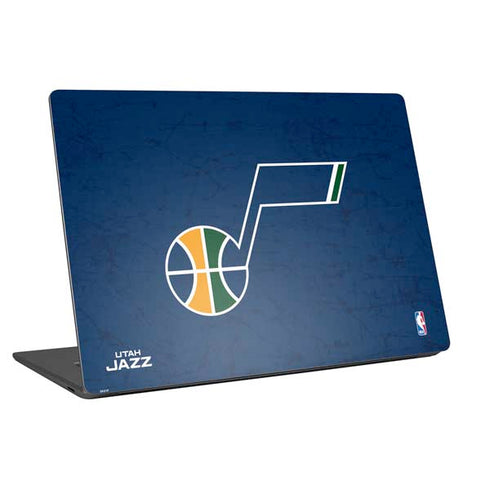 NBA Utah Jazz Yellow Texture Universal Laptop 13in (10.6 x 7.6in) Skin